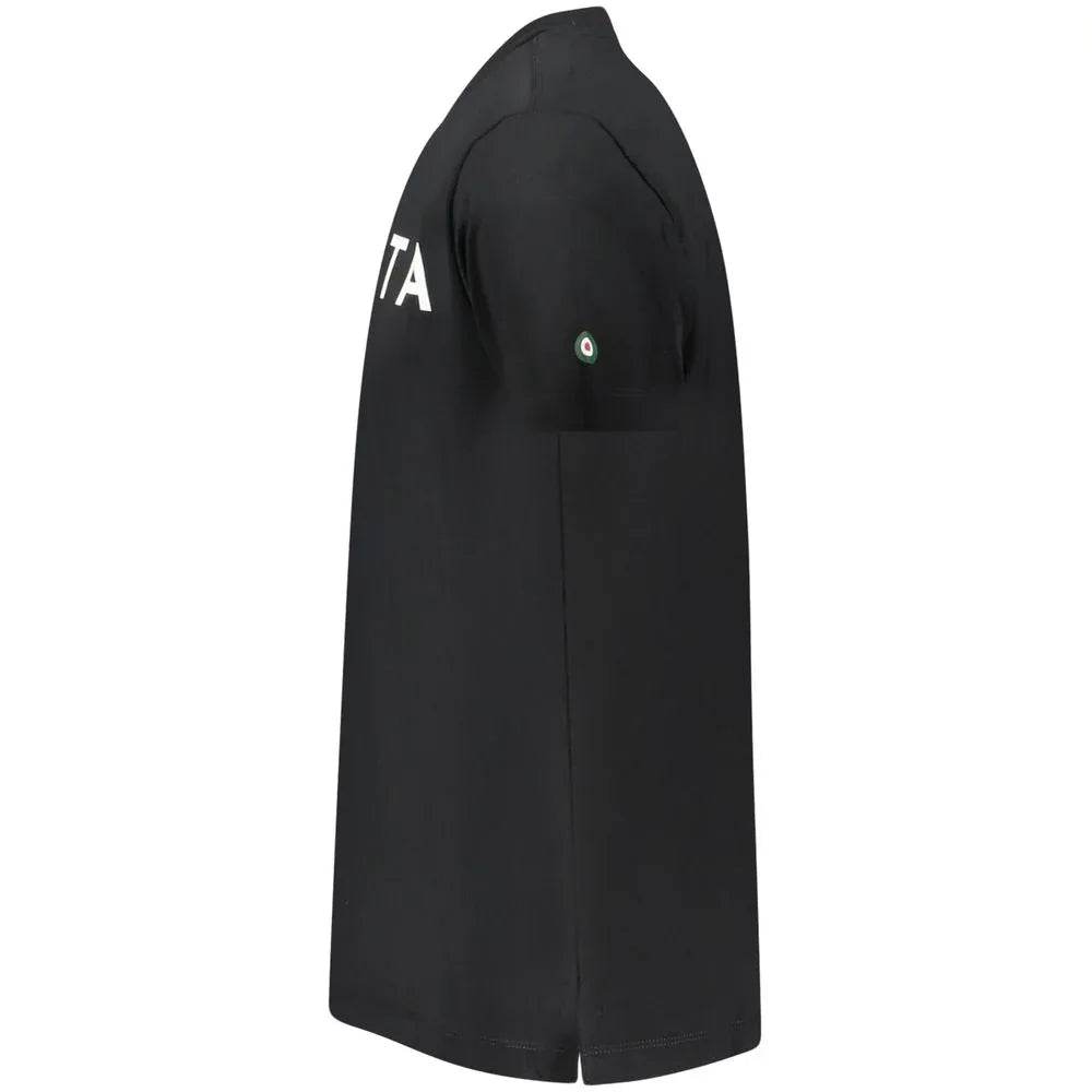 Armata Di Mare Black Cotton Men's T-Shirt - Zeiniez