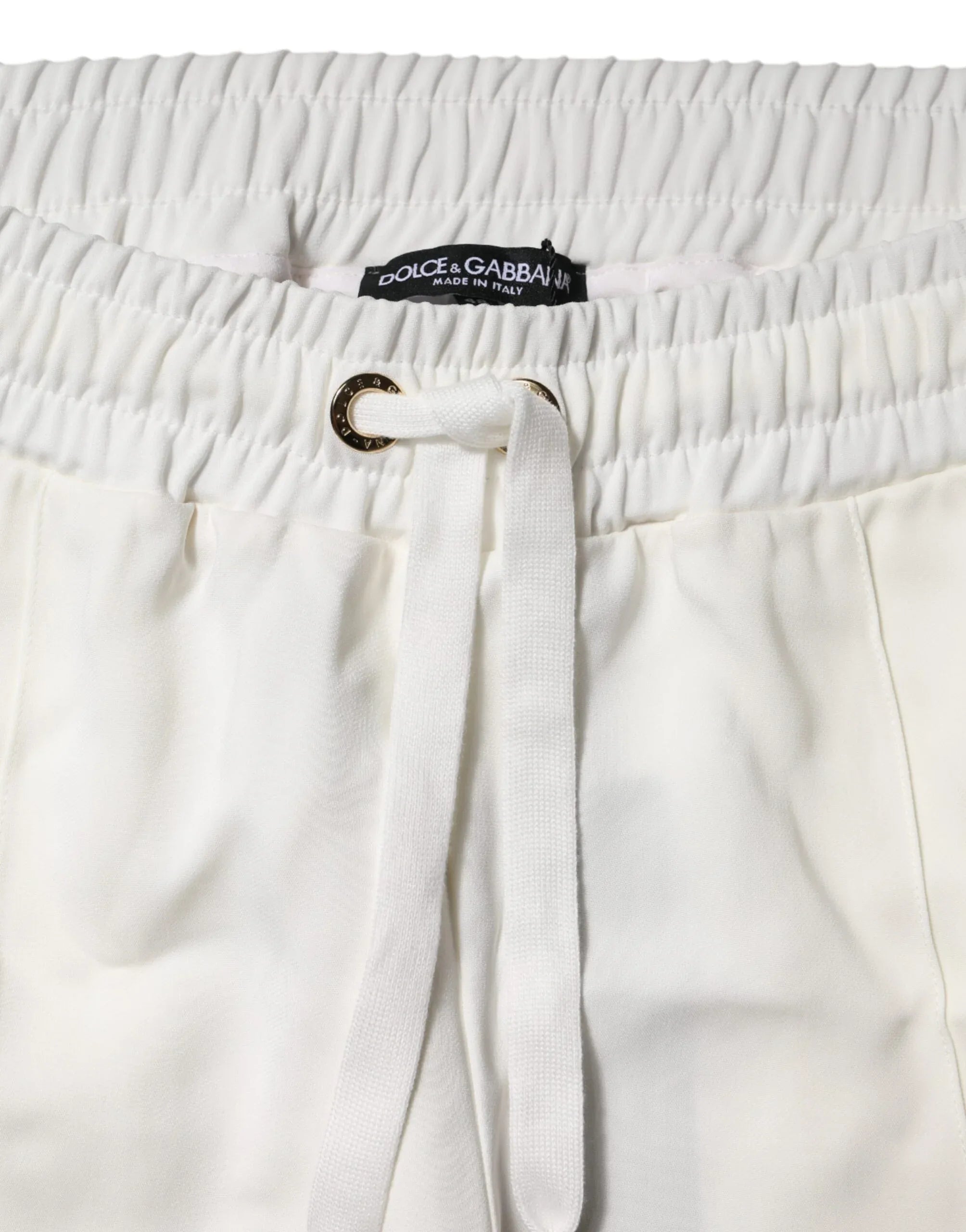 Dolce & Gabbana White Jogger Sweatpants Pants - Zeiniez