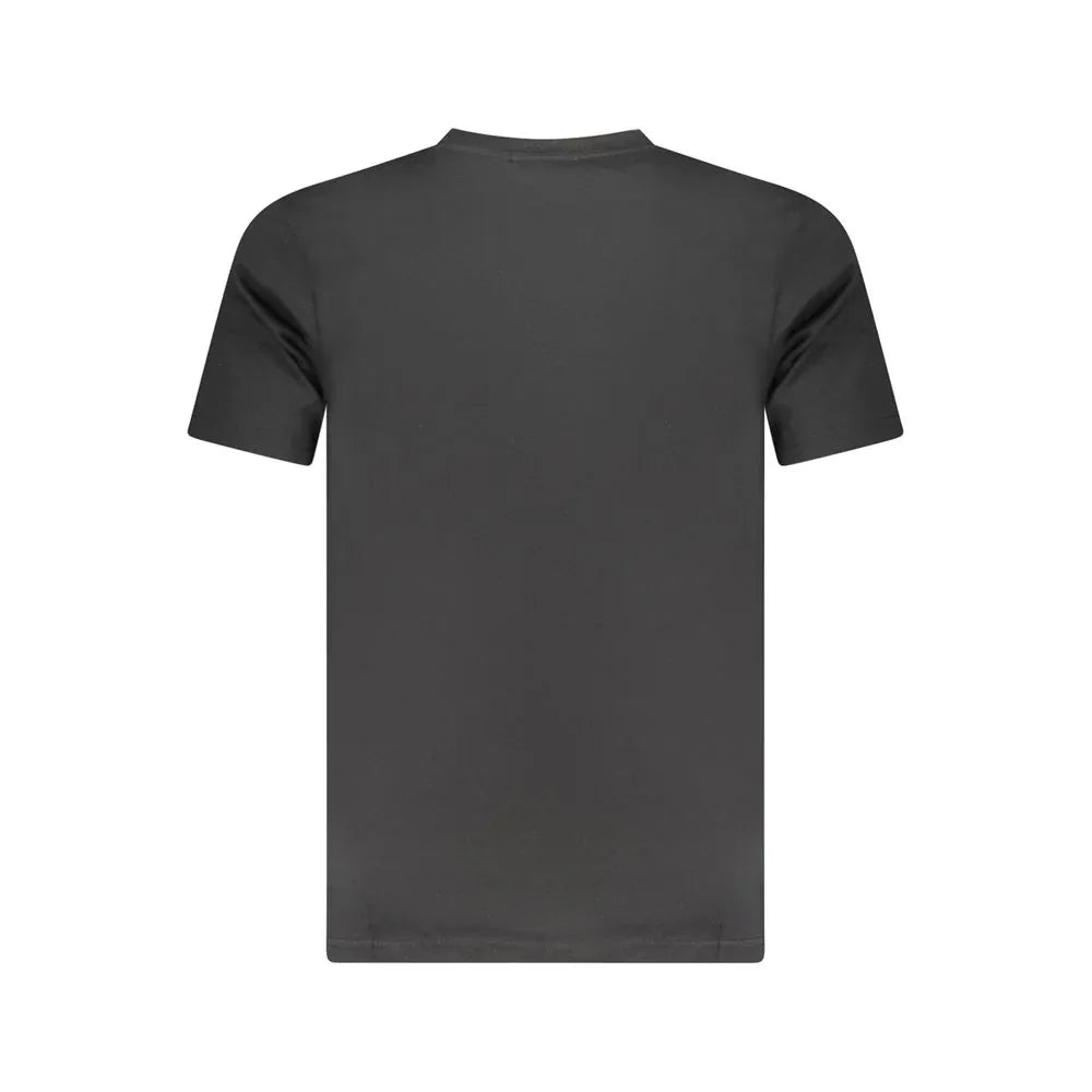 Cavalli Class Black Cotton Men T-Shirt - Zeiniez