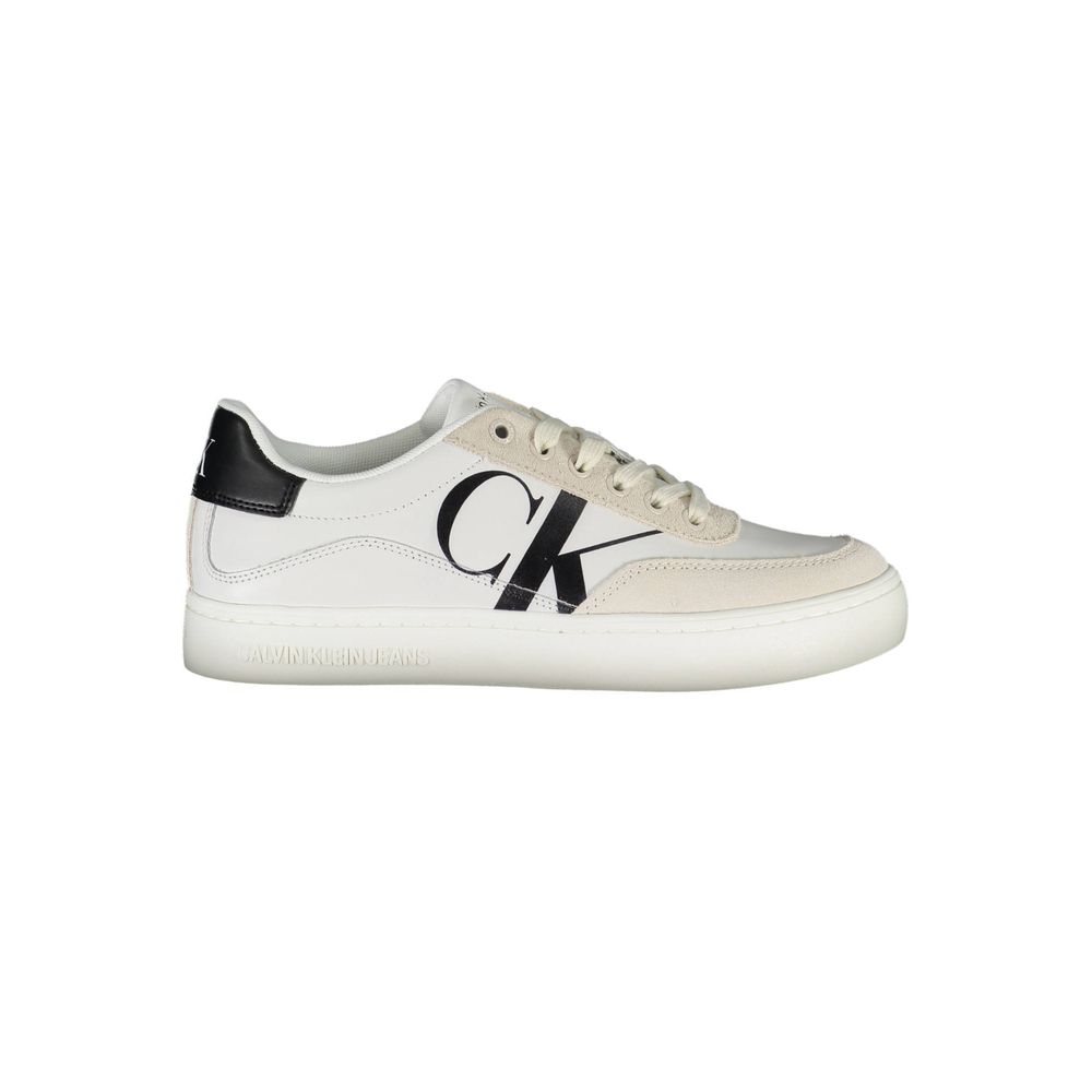 Calvin Klein White Leather Women Sneaker - Zeiniez