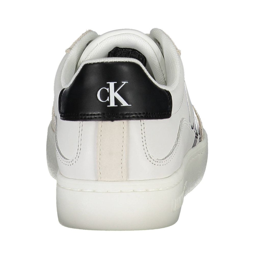 Calvin Klein White Leather Women Sneaker - Zeiniez