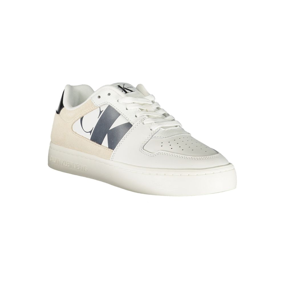 Calvin Klein White Polyurethane Women Sneaker - Zeiniez