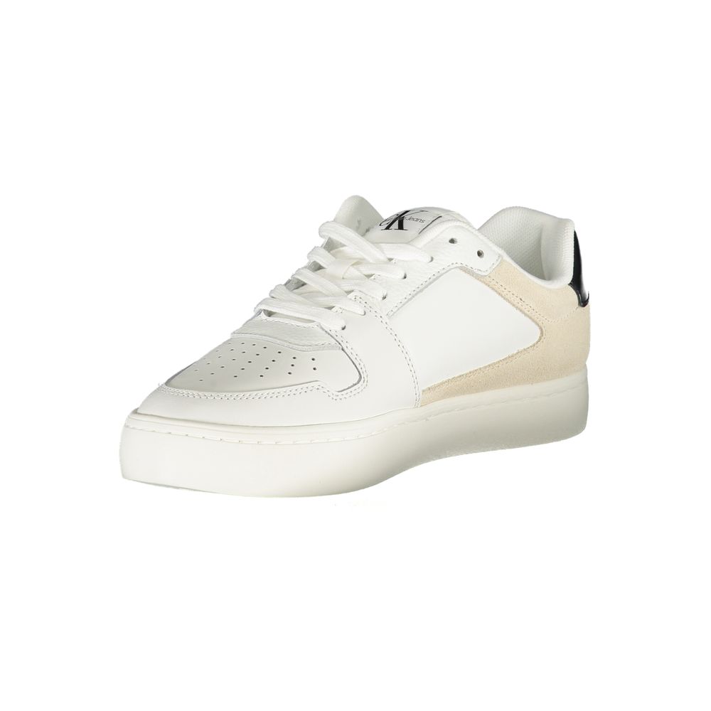 Calvin Klein White Polyurethane Women Sneaker - Zeiniez