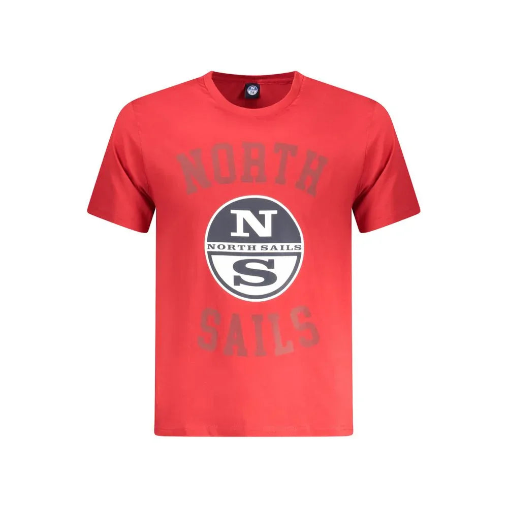 North Sails Rosso Cotton Mens T-Shirt - Zeiniez