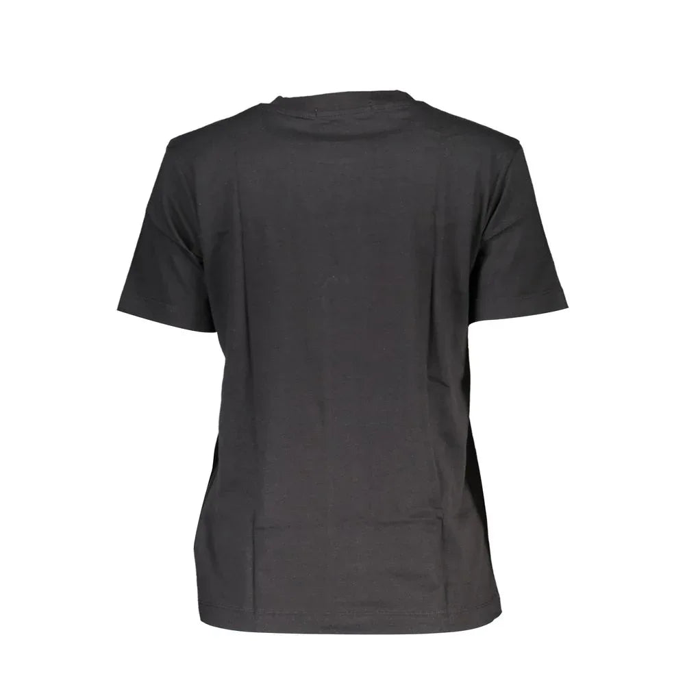 Calvin Klein Black Cotton Women T-Shirt - Zeiniez