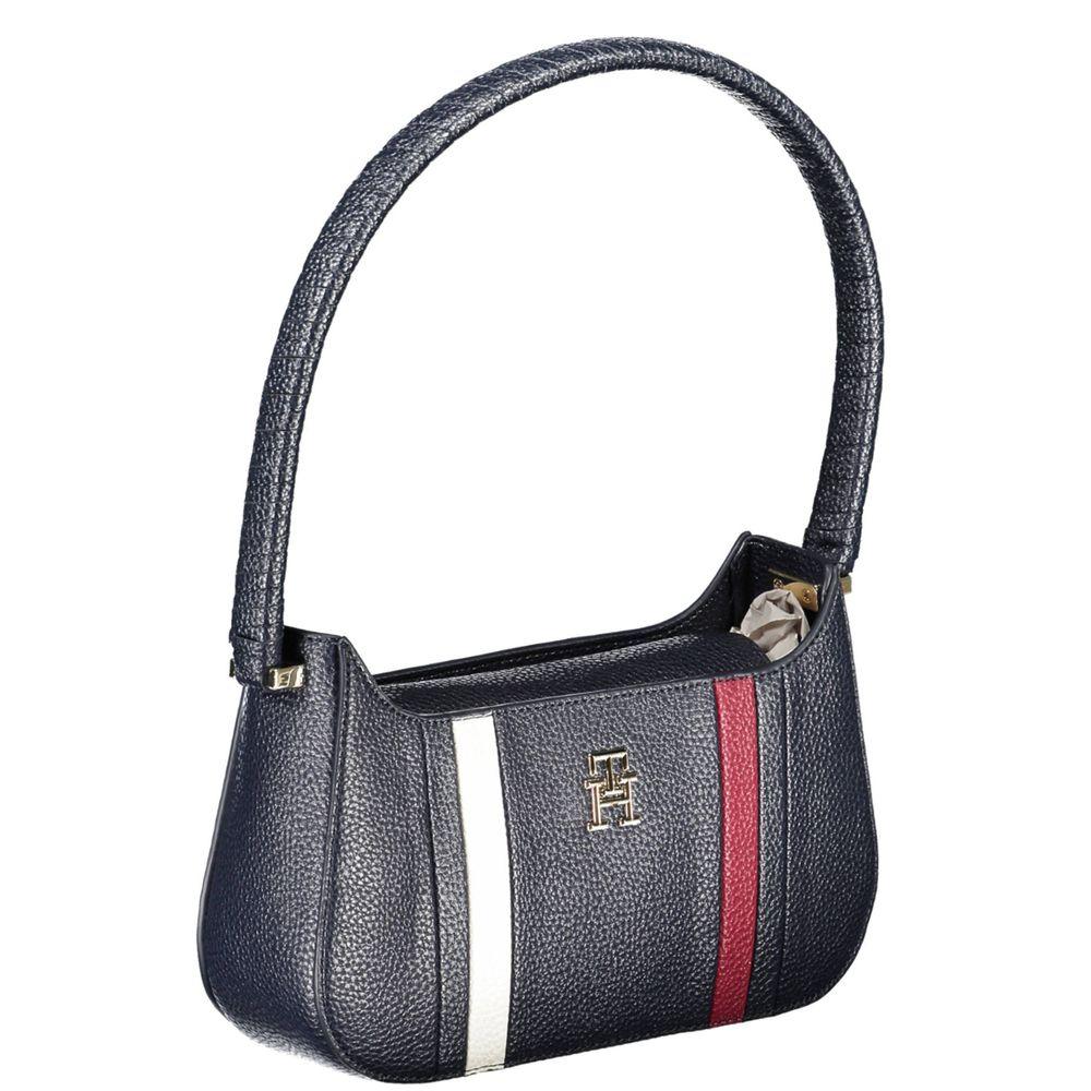 Tommy Hilfiger Blue Polyurethane Women Handbag - Zeiniez