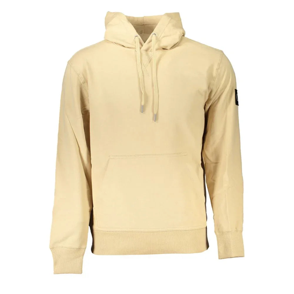Calvin Klein Beige Cotton Men's Sweatshirt - Zeiniez