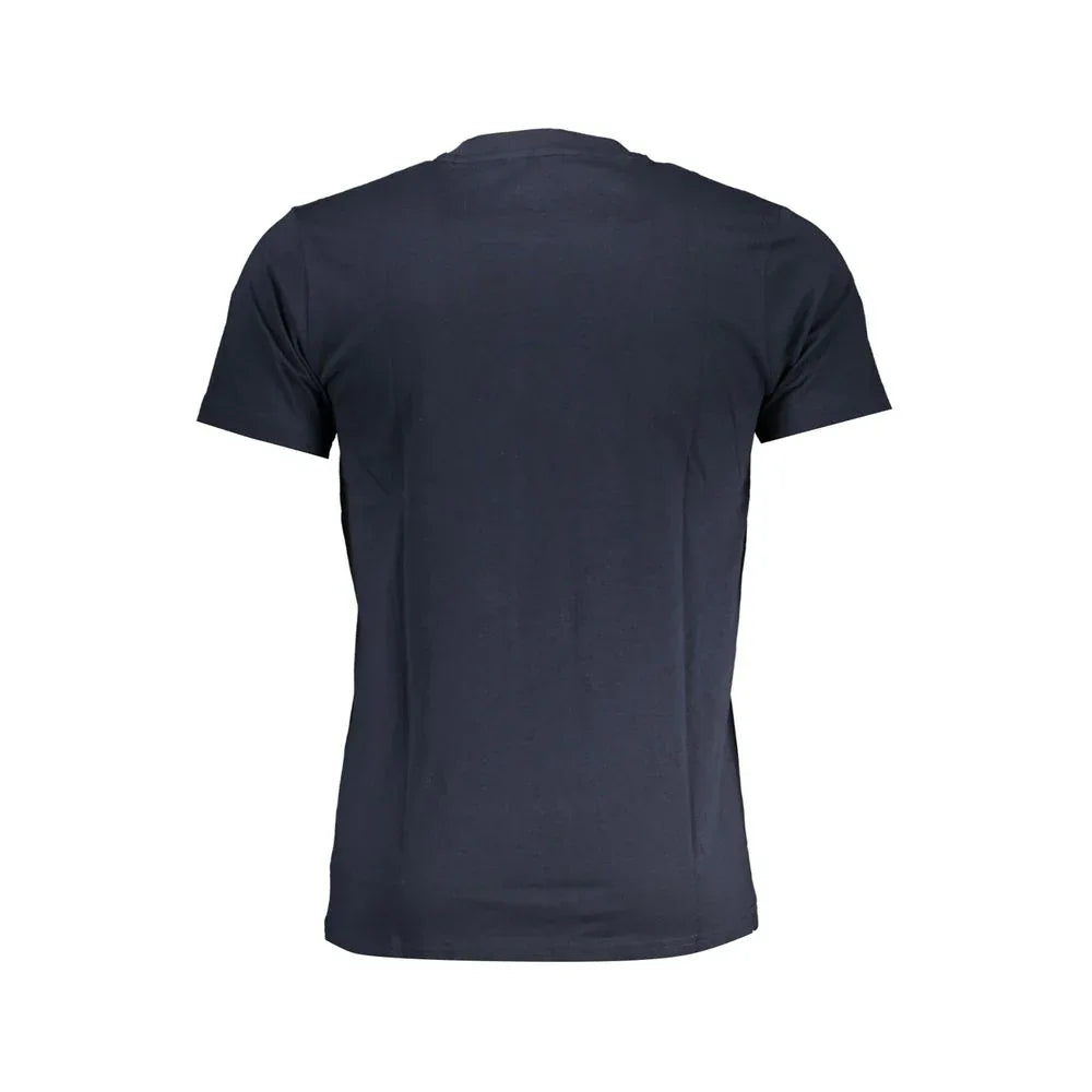Cavalli Class Blu Cotton Men T-Shirt - Zeiniez