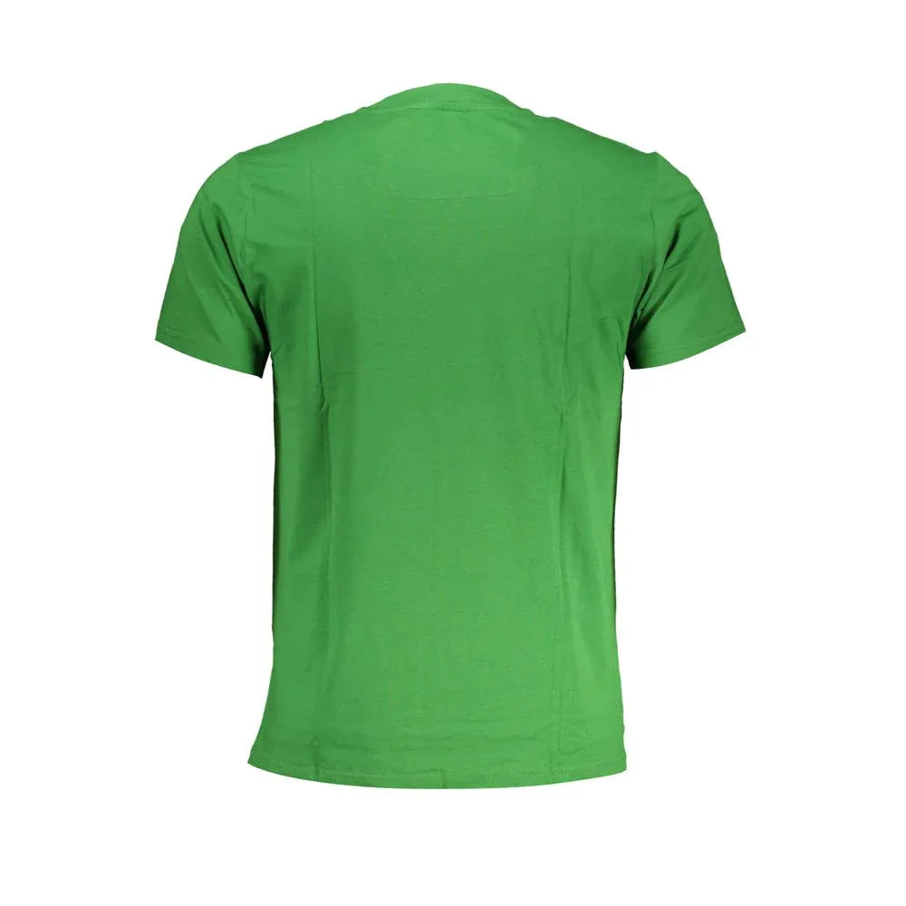 Cavalli Class Verde Cotton Mens T-Shirt - Zeiniez