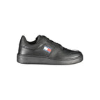 Tommy Hilfiger Black Leather Men's Sneaker - Zeiniez