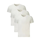 Calvin Klein White Cotton Men T-Shirt - Zeiniez