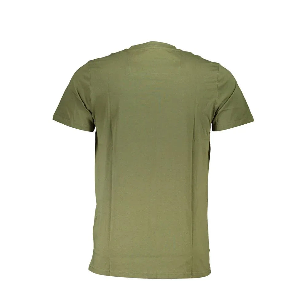 Cavalli Class Verde Cotton Men T-Shirt - Zeiniez