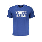North Sails Blue Cotton Men's T-Shirt - Zeiniez