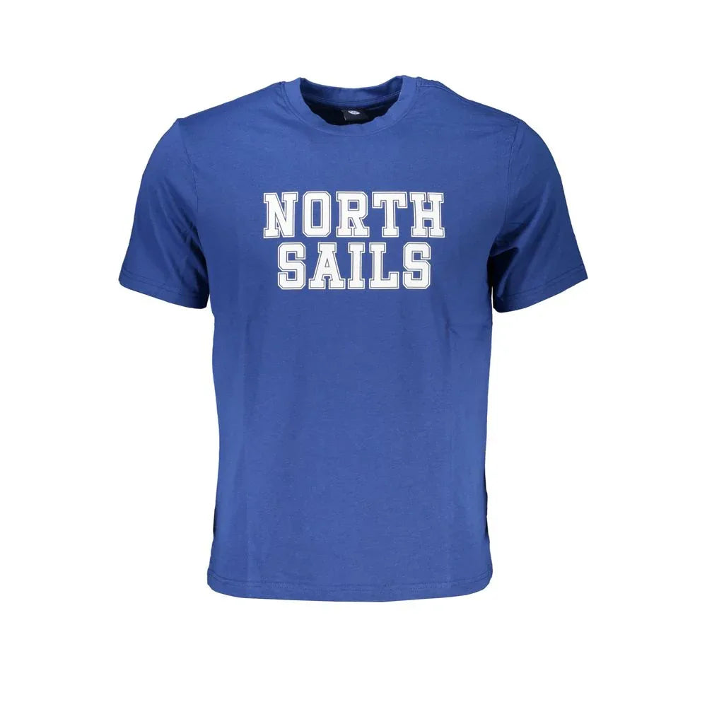 North Sails Blue Cotton Men's T-Shirt - Zeiniez