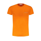 Trussardi Arancione Cotton Men T-Shirt - Zeiniez