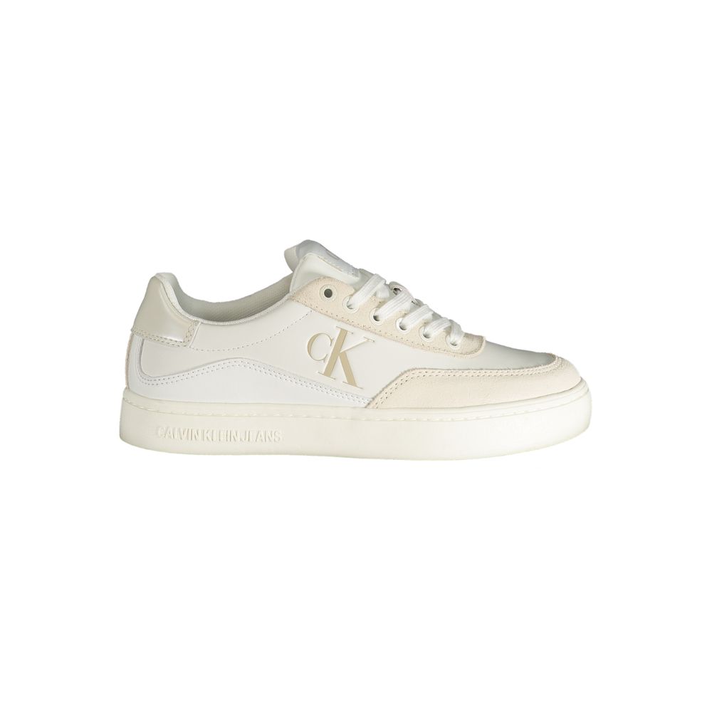 Calvin Klein Bianco Polyurethane Women Sneaker - Zeiniez