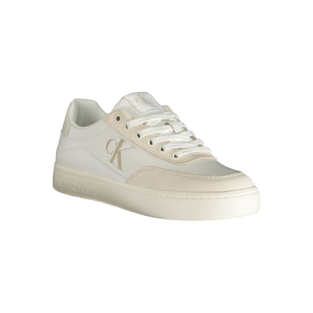 Calvin Klein Bianco Polyurethane Women Sneaker - Zeiniez