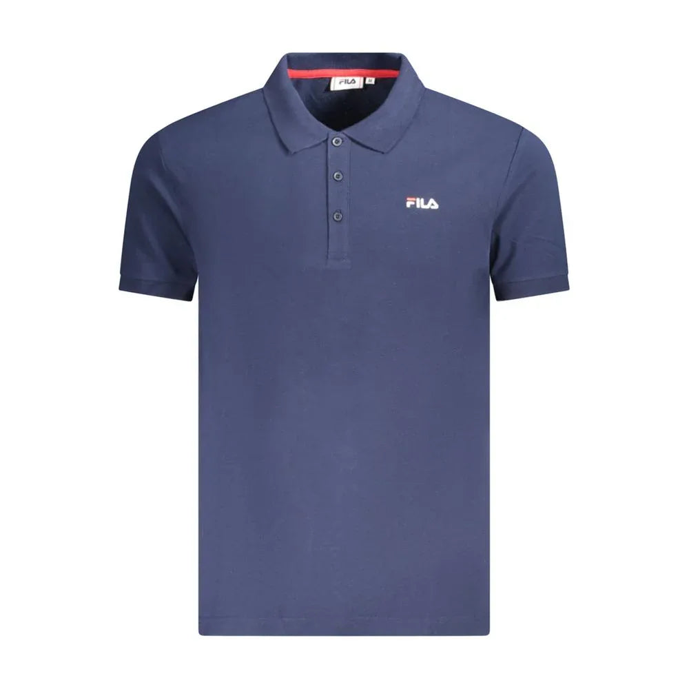 Fila Blue Cotton Men Polo Shirt - Zeiniez