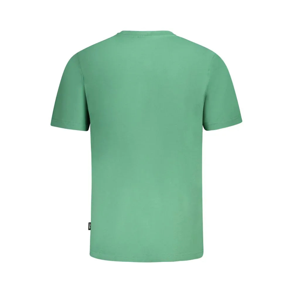 Fila Verde Cotton Men T-Shirt - Zeiniez