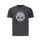 Napapijri Black Cotton Men T-Shirt - Zeiniez