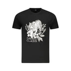 Cavalli Class Nero Cotton Men T-Shirt - Zeiniez