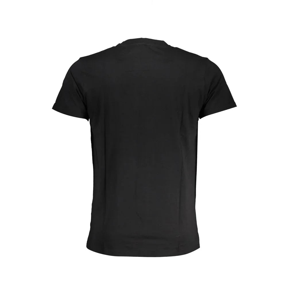 Cavalli Class Black Cotton Men T-Shirt - Zeiniez