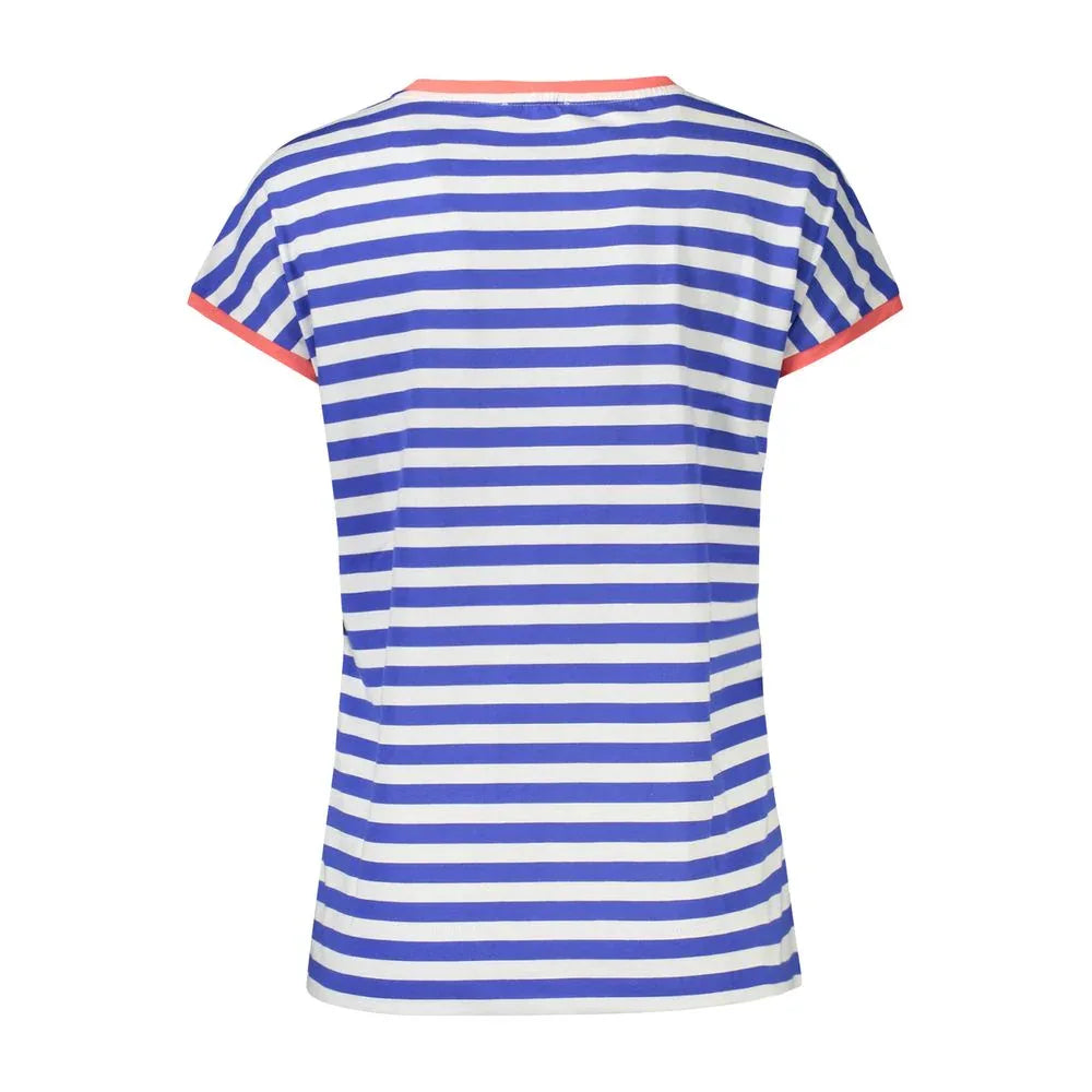 North Sails Blue Cotton Women T-Shirt - Zeiniez