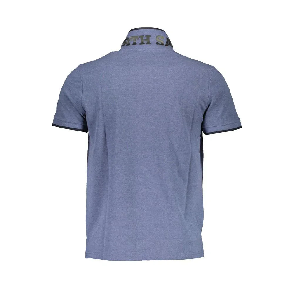 North Sails Blue Cotton Mens Polo Shirt - Zeiniez