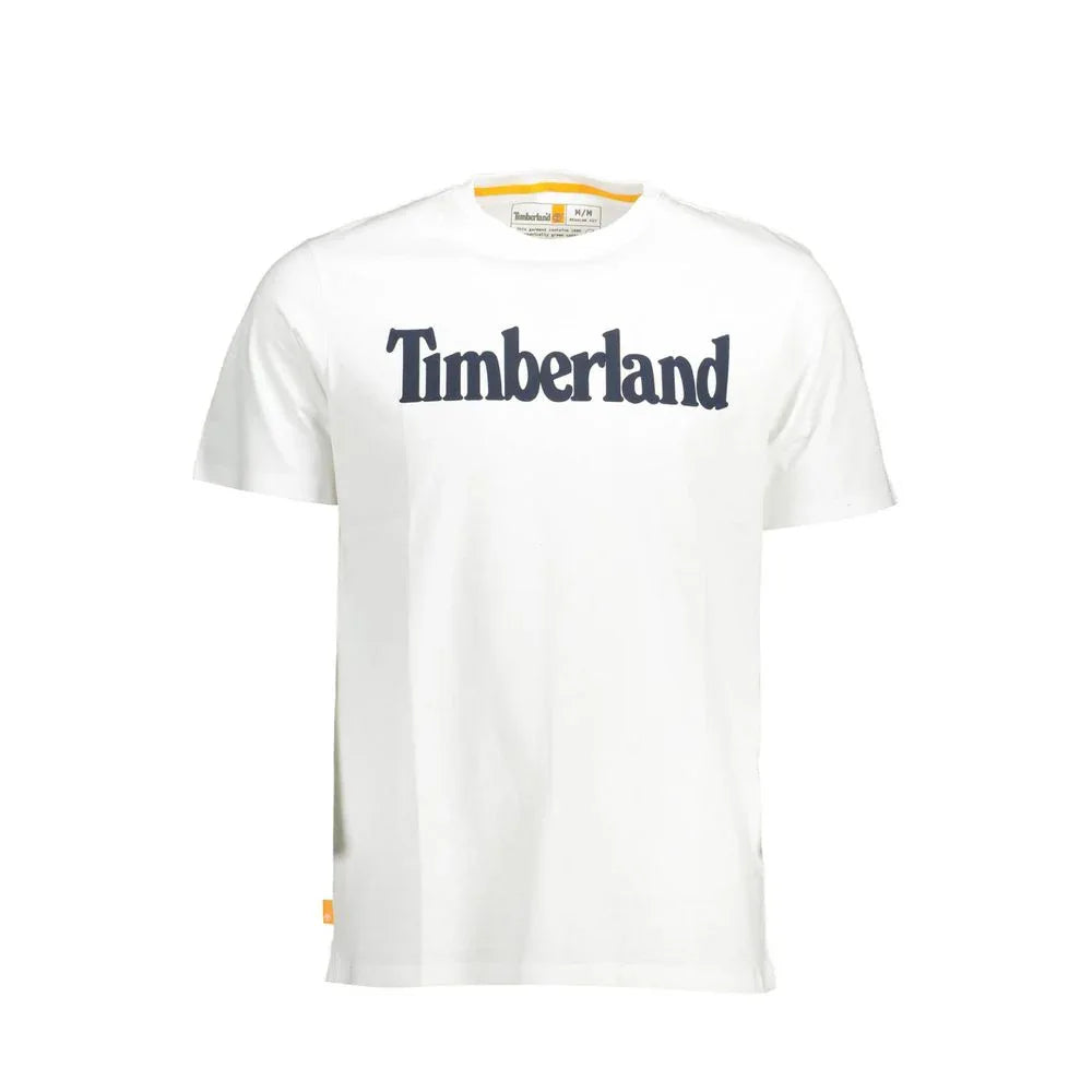 Timberland Bianco Organic Cotton Men's T-Shirt - Zeiniez