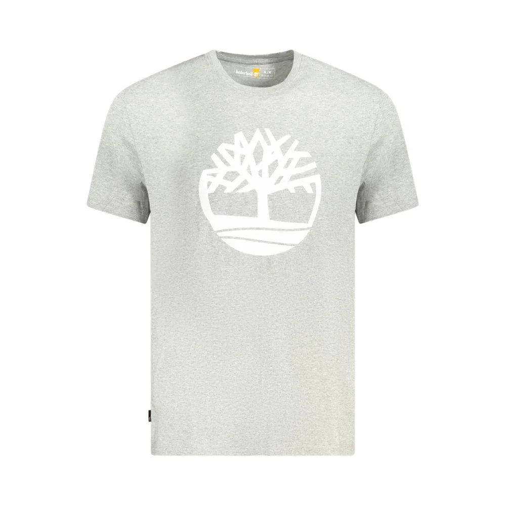 Timberland Grigio Cotton Men T-Shirt - Zeiniez