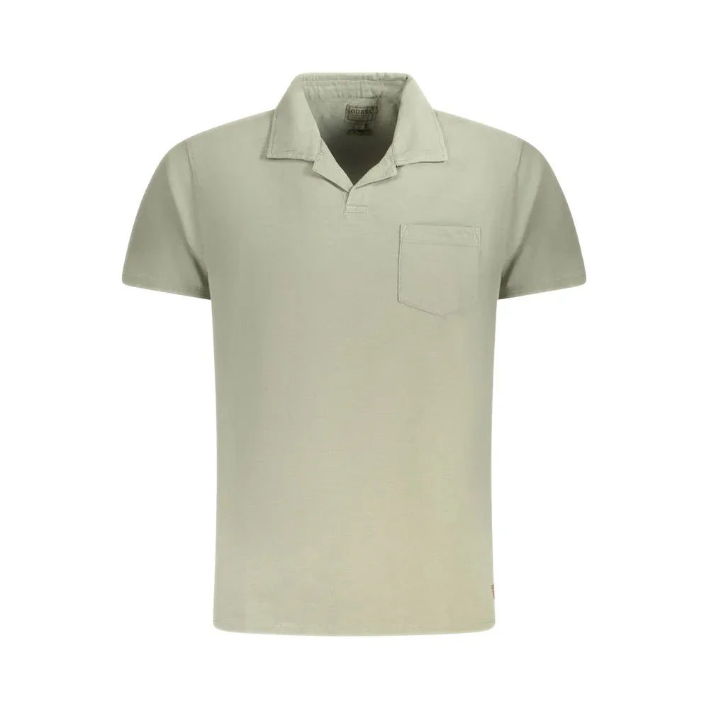 Guess Jeans Verde Cotton Mens T-Shirt - Zeiniez
