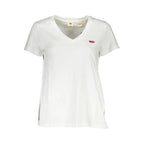 Levi's White Cotton Women T-Shirt - Zeiniez