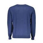 La Martina Blue Cotton Men's Sweater - Zeiniez
