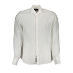 La Martina Bianco Linen Mens Shirt - Zeiniez