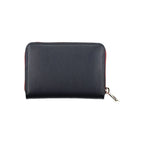 Tommy Hilfiger Blue Polyurethane Women Wallet - Zeiniez