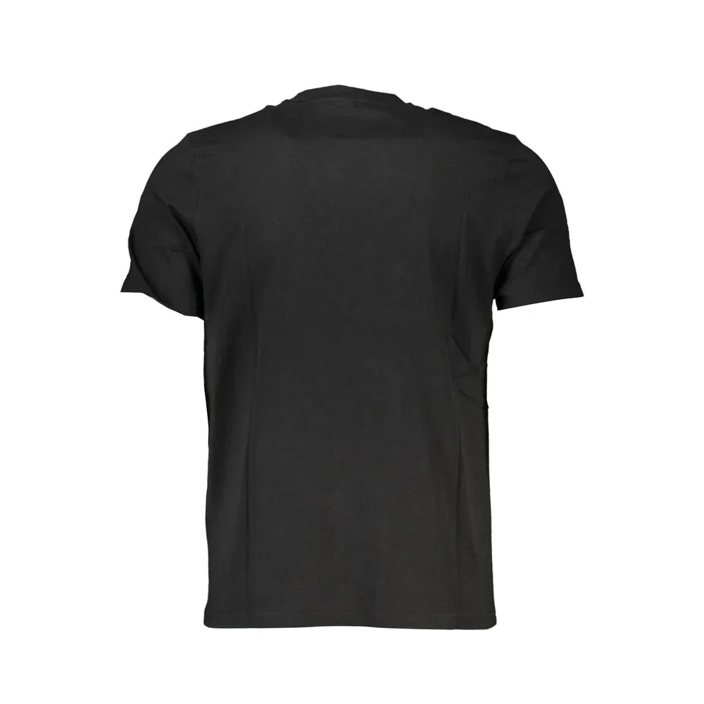 North Sails Black Cotton Men T-Shirt - Zeiniez