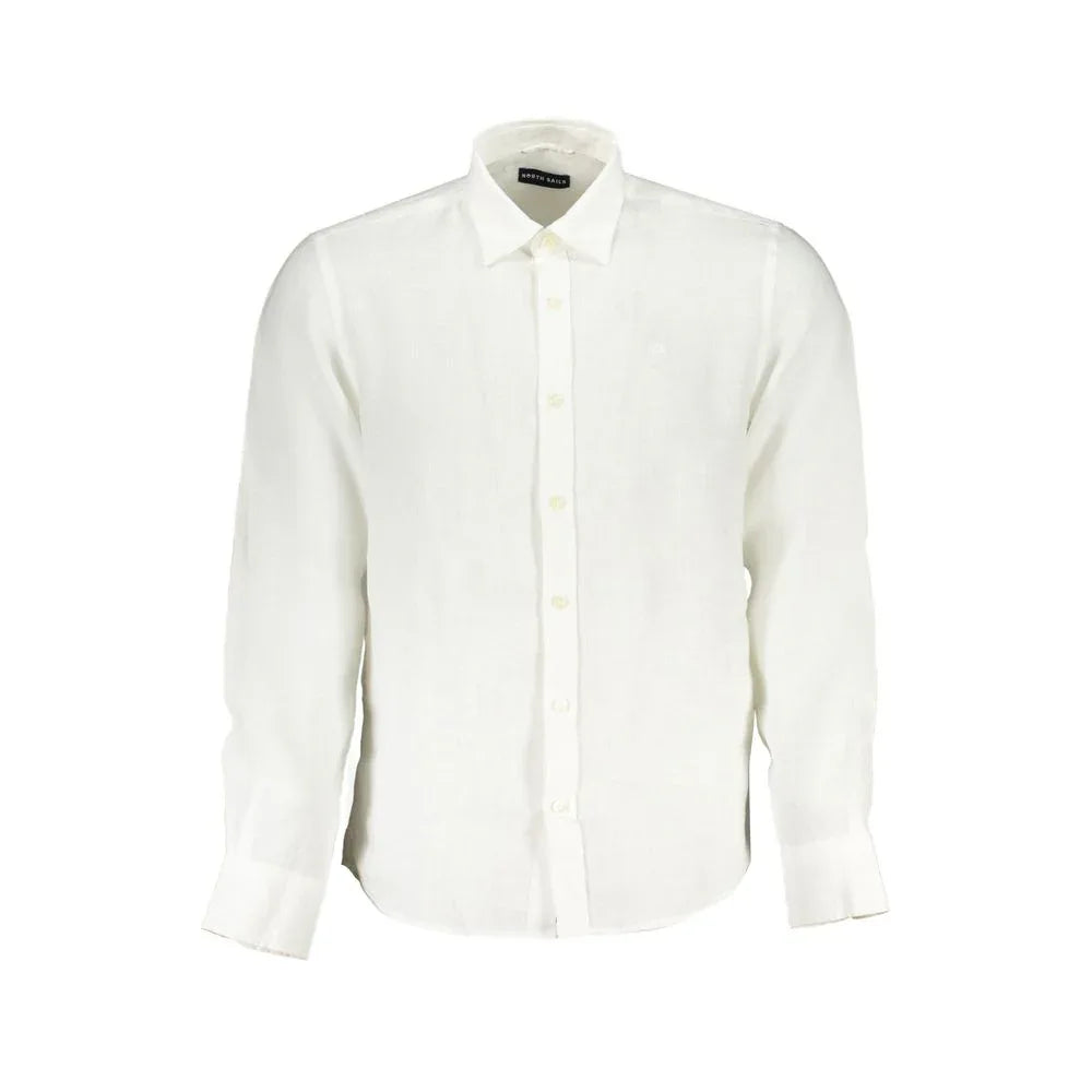 North Sails Bianco Lino Mens Shirt - Zeiniez
