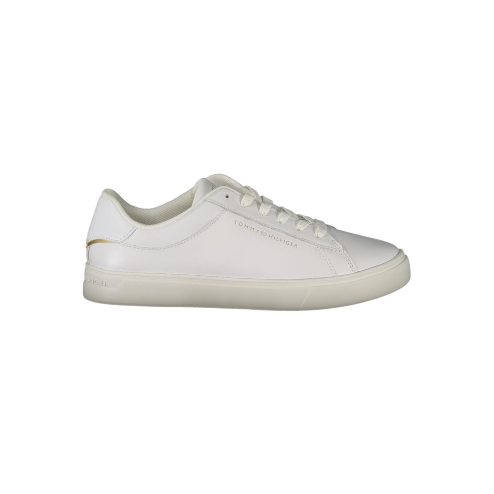 Tommy Hilfiger Bianco Polyurethane Women Sneaker - Zeiniez