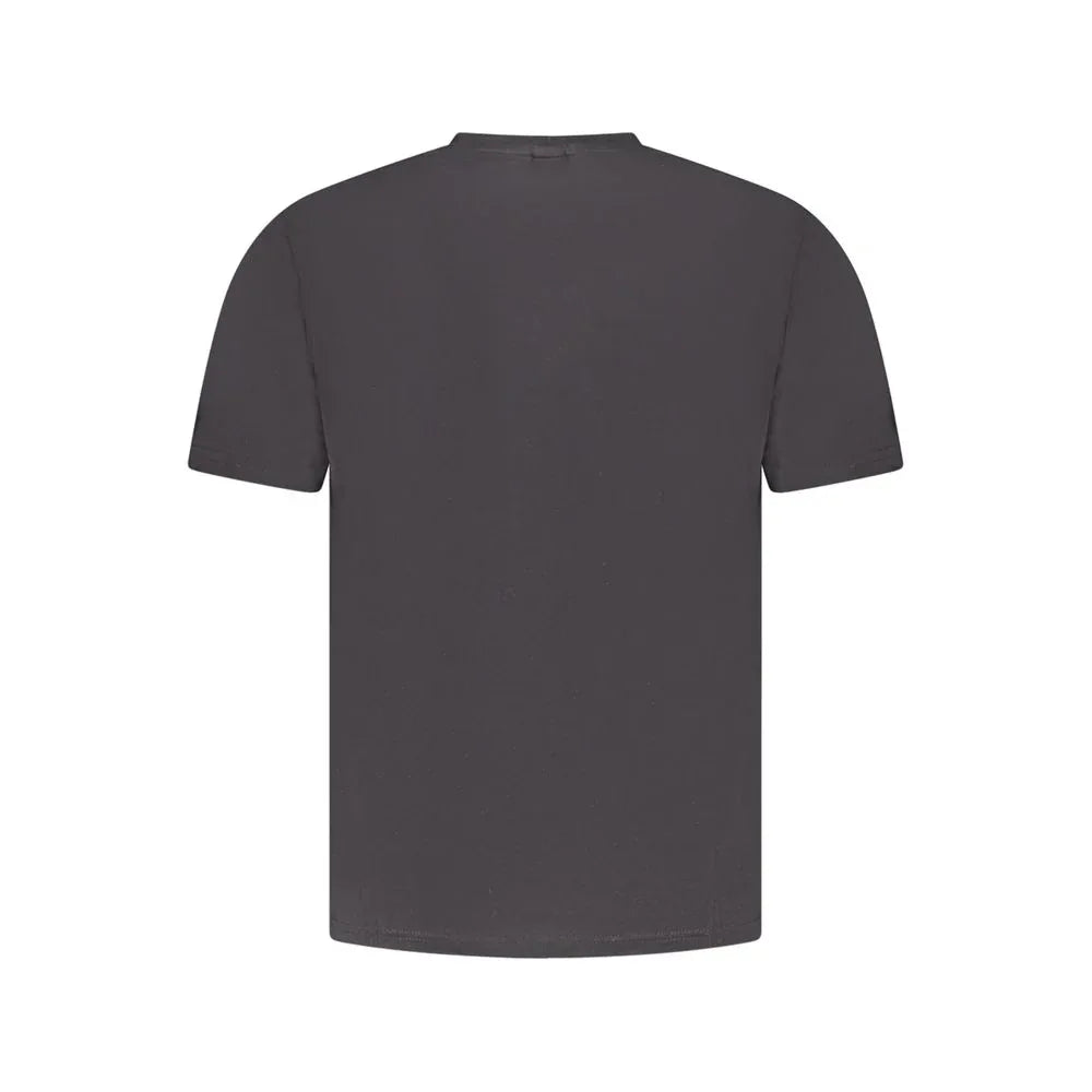 North Sails Black Cotton Men T-Shirt - Zeiniez