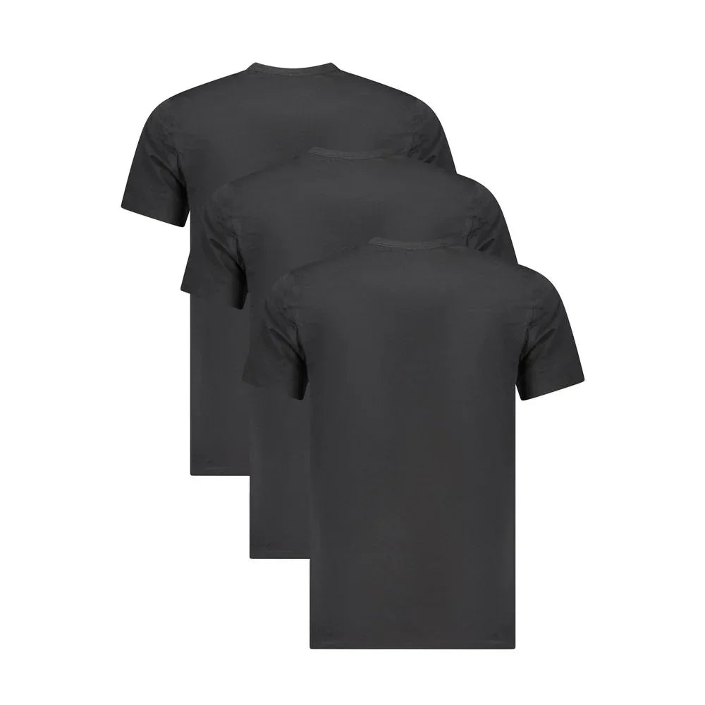 Calvin Klein Black Cotton Mens T-Shirt - Zeiniez