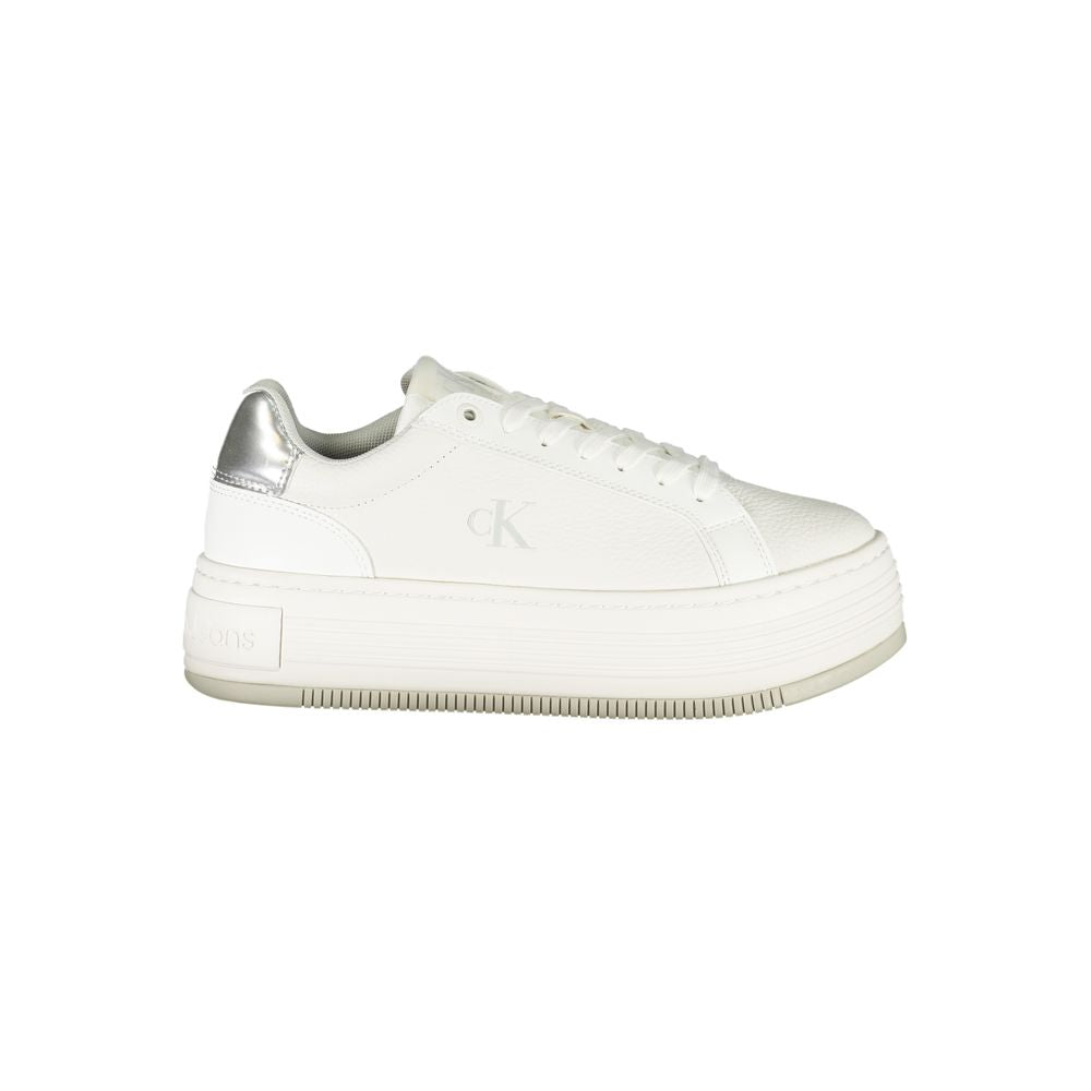 Calvin Klein Bianco Leather Women Sneaker - Zeiniez