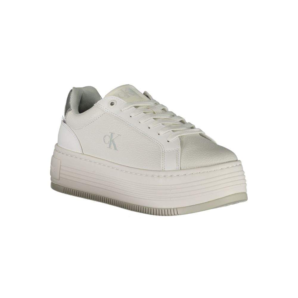 Calvin Klein Bianco Leather Women Sneaker - Zeiniez