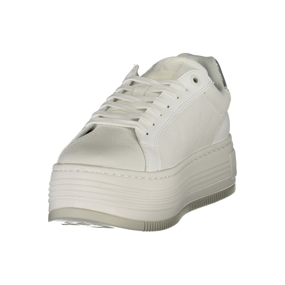 Calvin Klein Bianco Leather Women Sneaker - Zeiniez