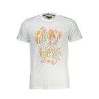 Cavalli Class Bianco Cotton Men T-Shirt - Zeiniez