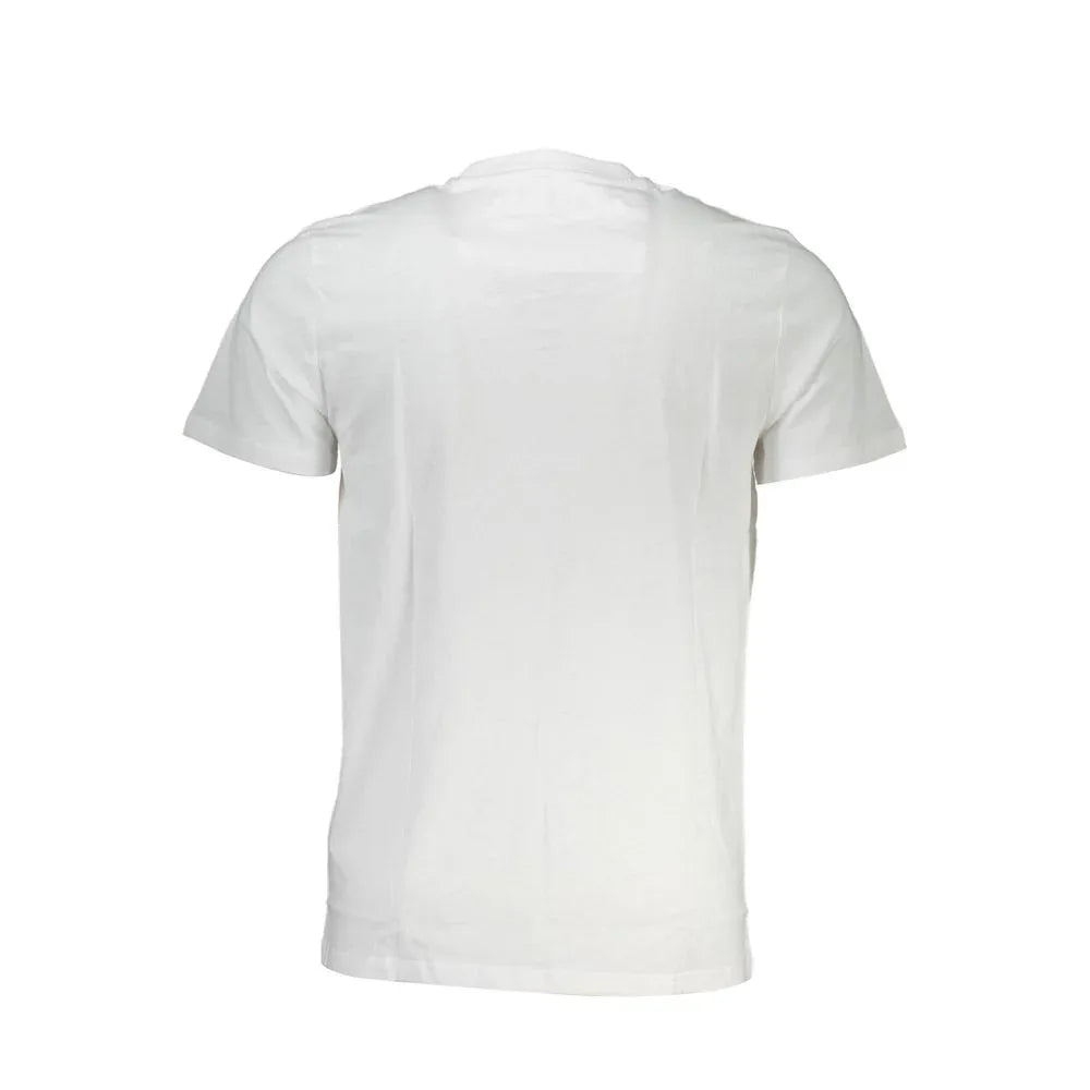Cavalli Class Bianco Cotton Men T-Shirt - Zeiniez