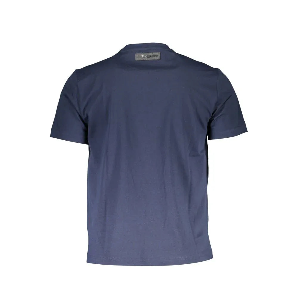 Plein Sport Blue Cotton Men T-Shirt - Zeiniez