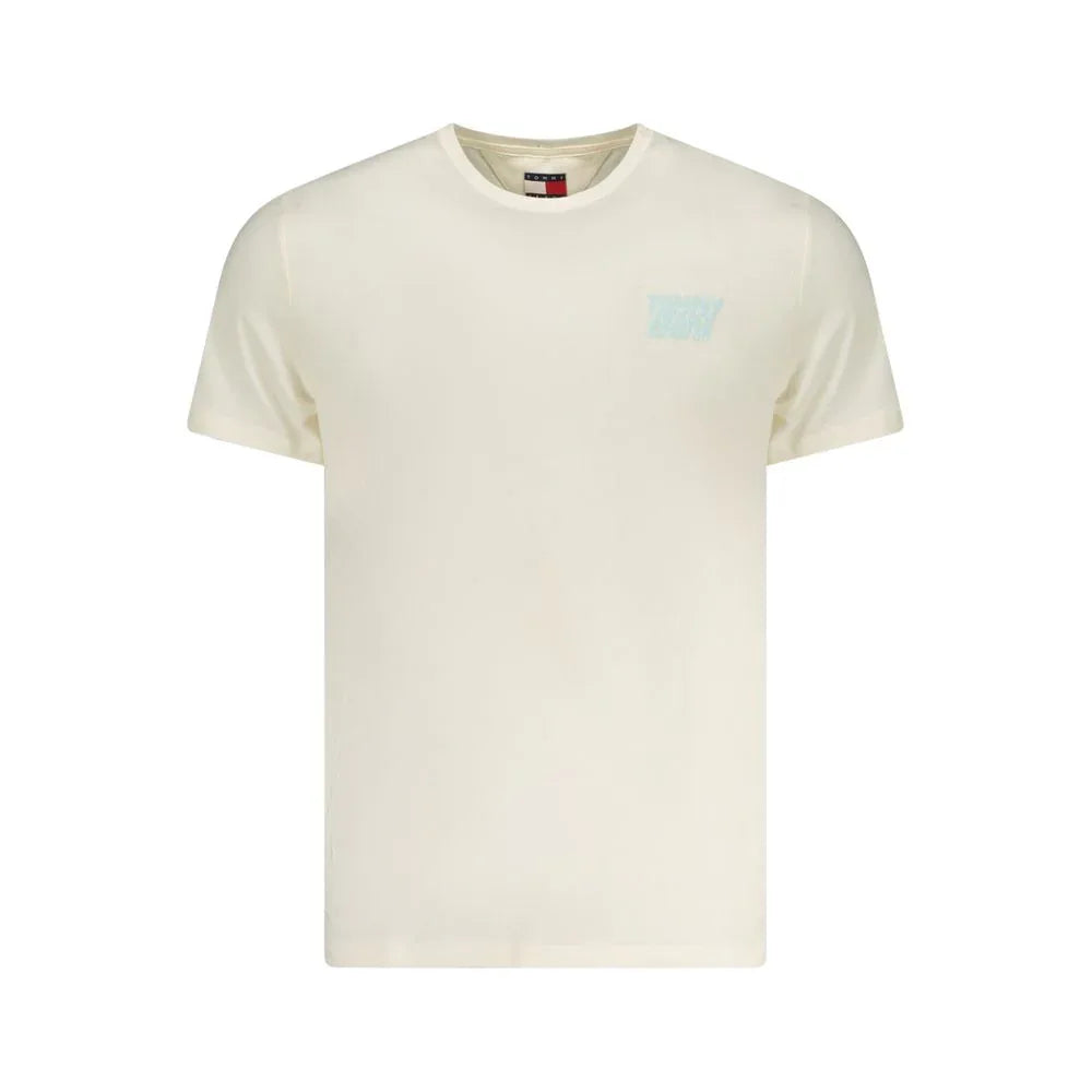 Tommy Hilfiger Beige Cotton Men T-Shirt - Zeiniez