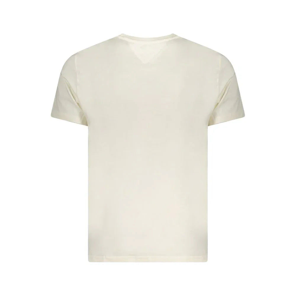 Tommy Hilfiger Beige Cotton Men T-Shirt - Zeiniez