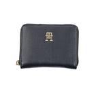 Tommy Hilfiger Blue Polyurethane Women Wallet - Zeiniez