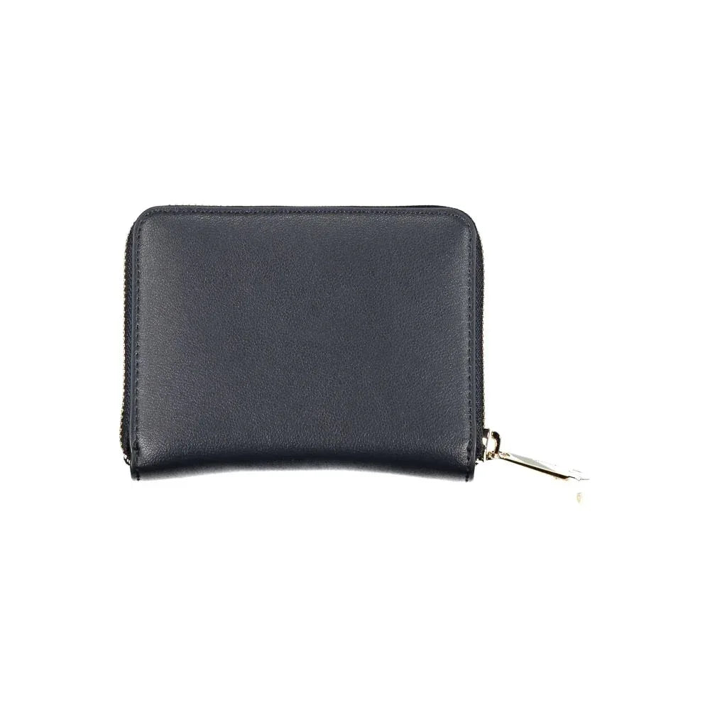Tommy Hilfiger Blue Polyurethane Women Wallet - Zeiniez